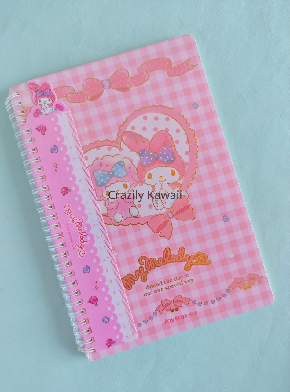 Sanrio Note with Ruler