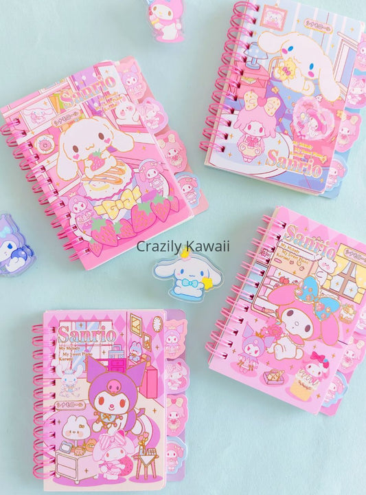 Cute Mini Sanrio Notebook with Pen