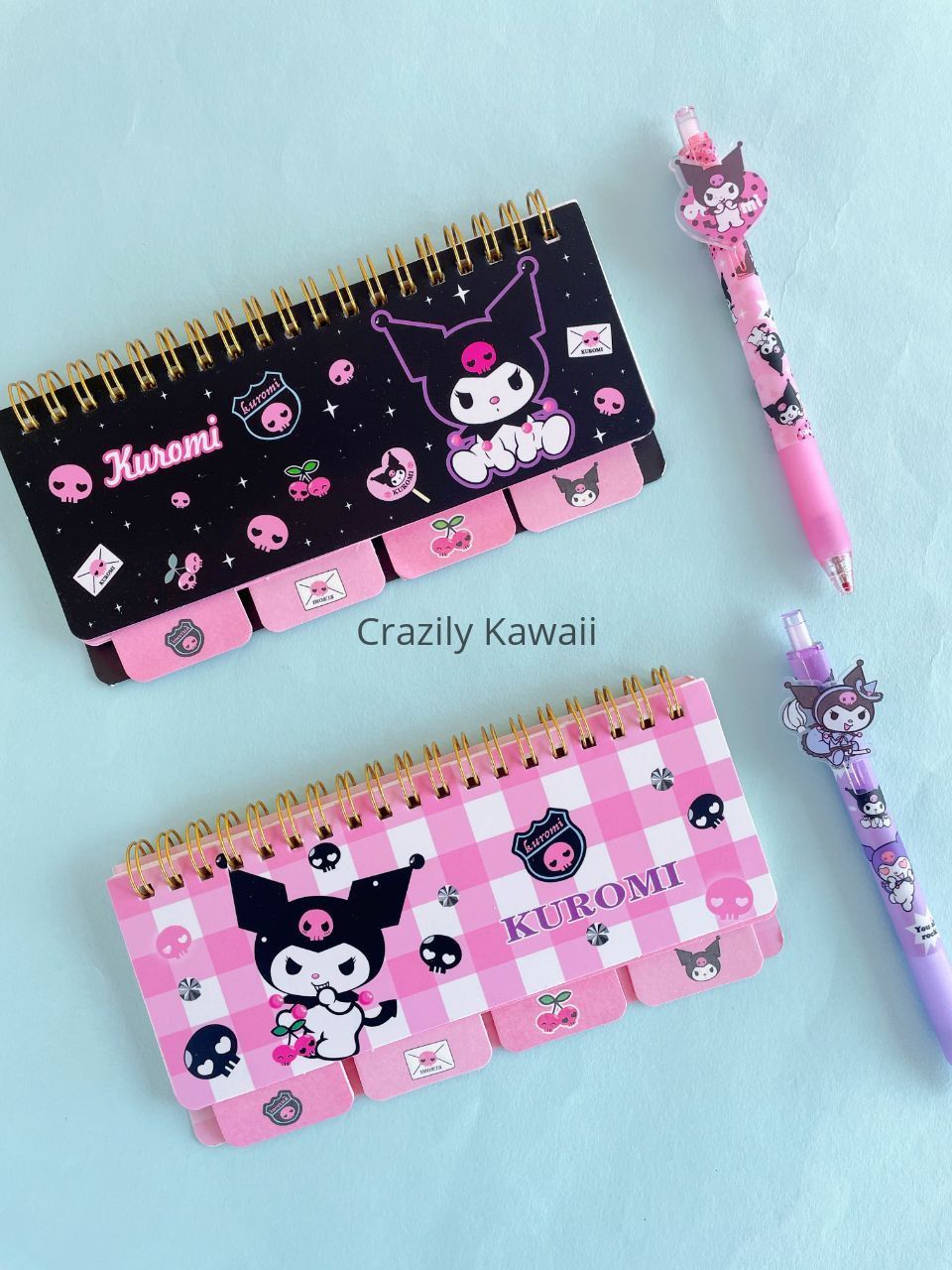 Kuromi Notepad with Kuromi Pen