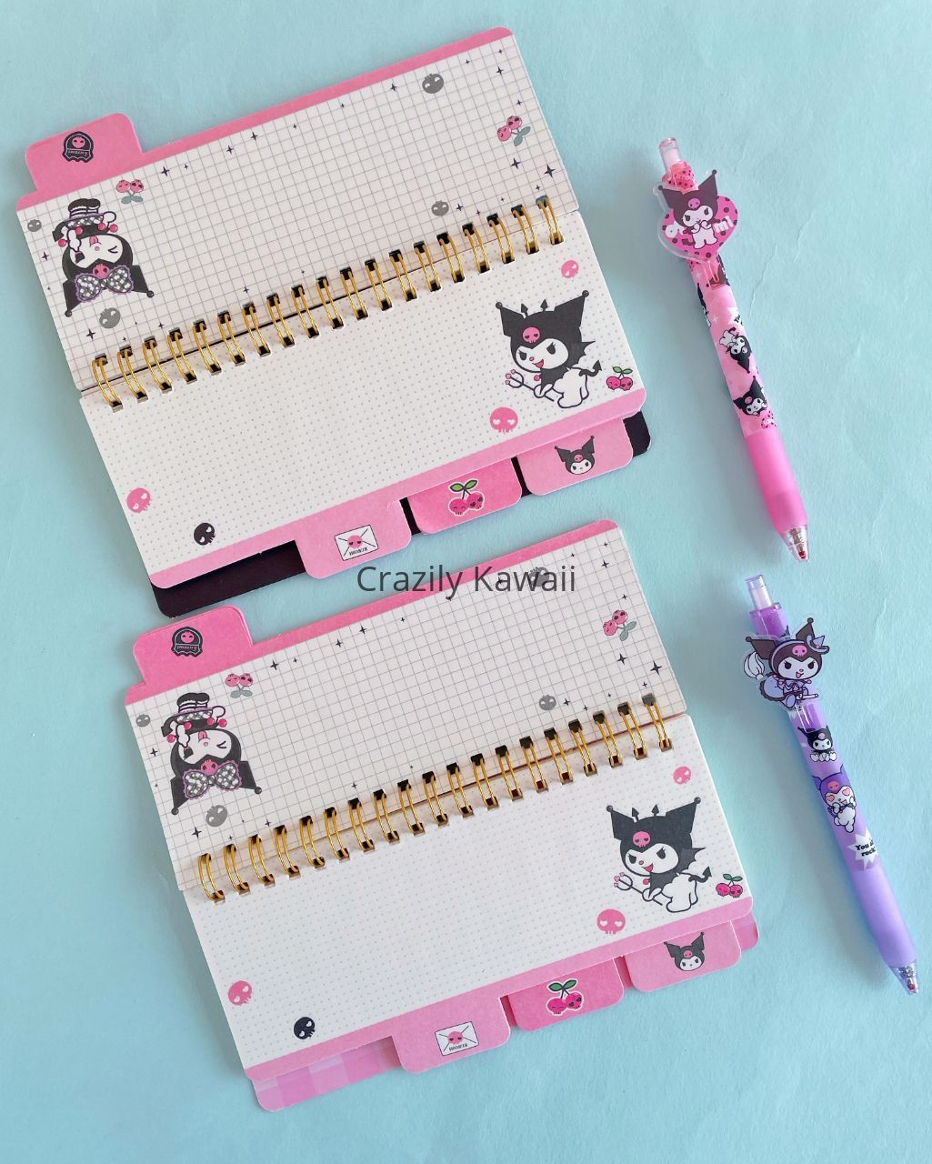 Kuromi Notepad with Kuromi Pen