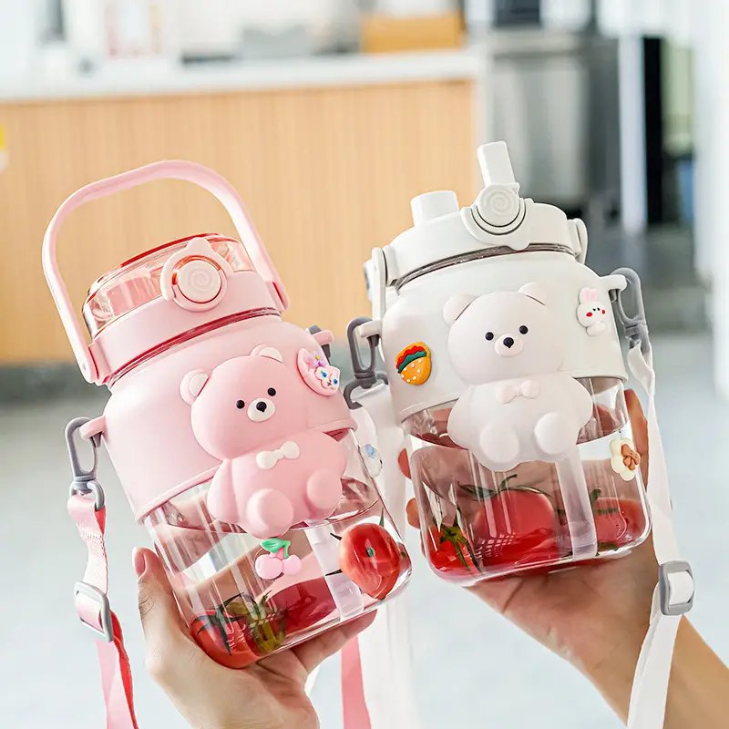 Kawaii Bear Water Bottle