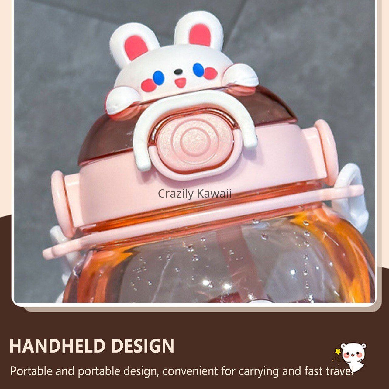 Kawaii Bear/Bunny Water Bottle