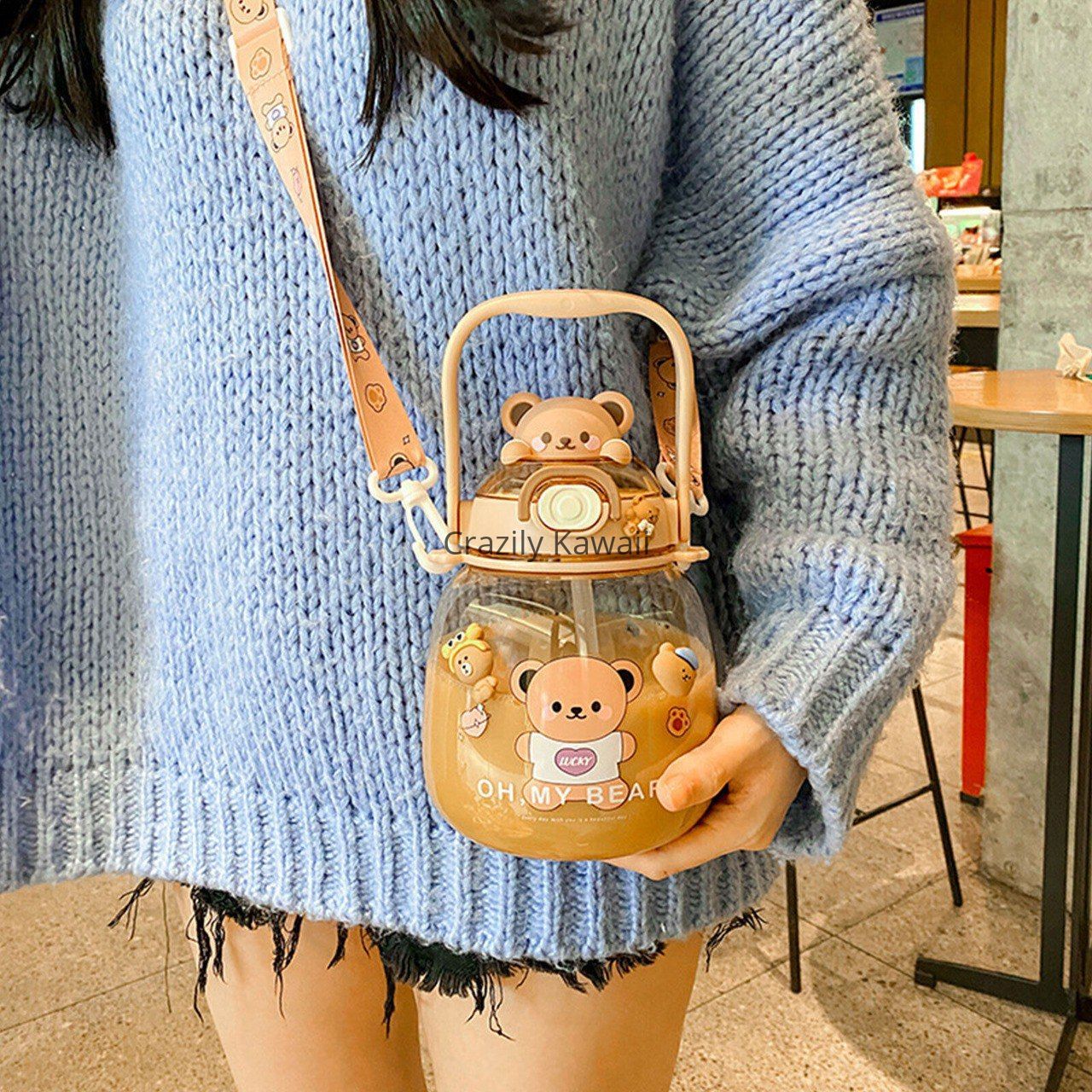 Kawaii Bear/Bunny Water Bottle