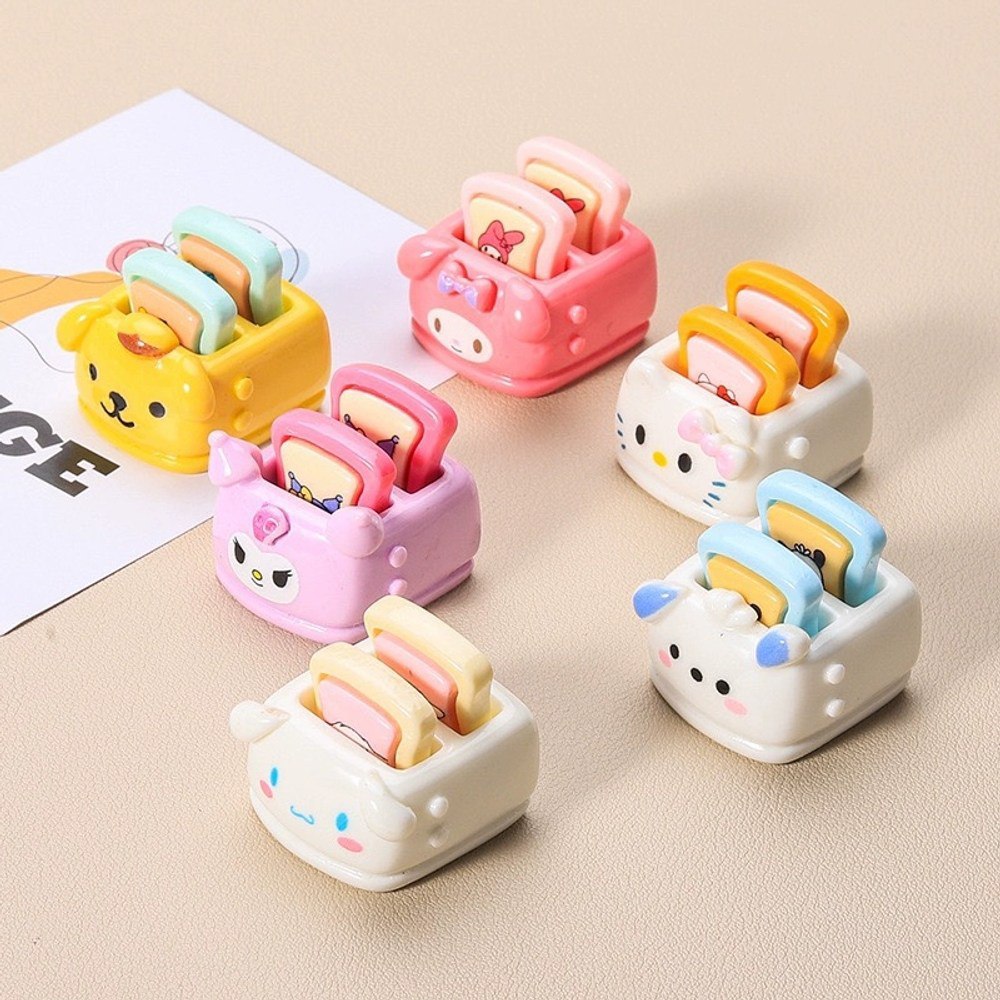 3D Mini Toaster Resin Charm