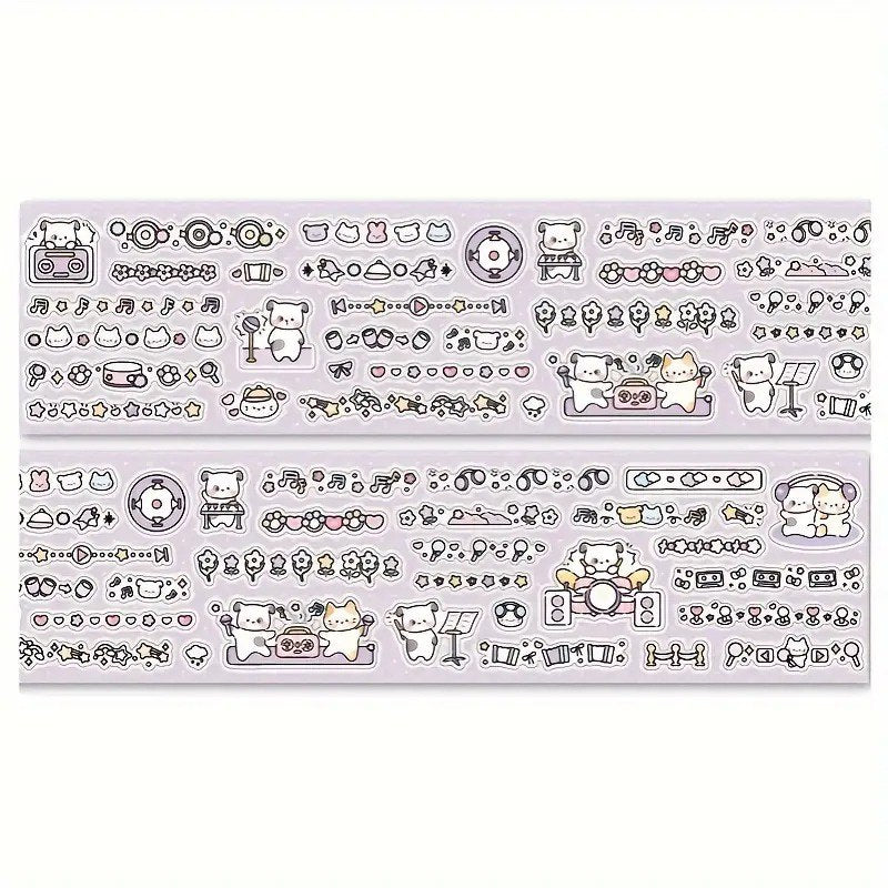 Cute Cartoon Printed Washi Tape