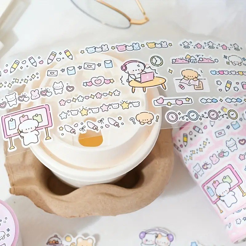 Cute Cartoon Printed Washi Tape