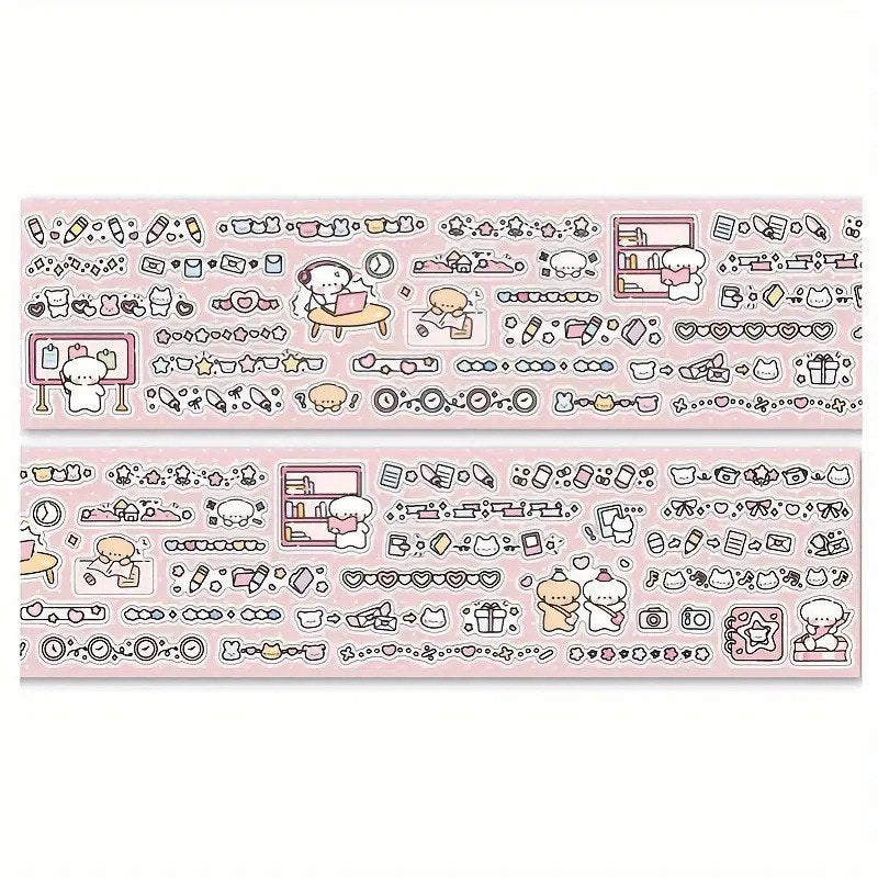 Cute Cartoon Printed Washi Tape