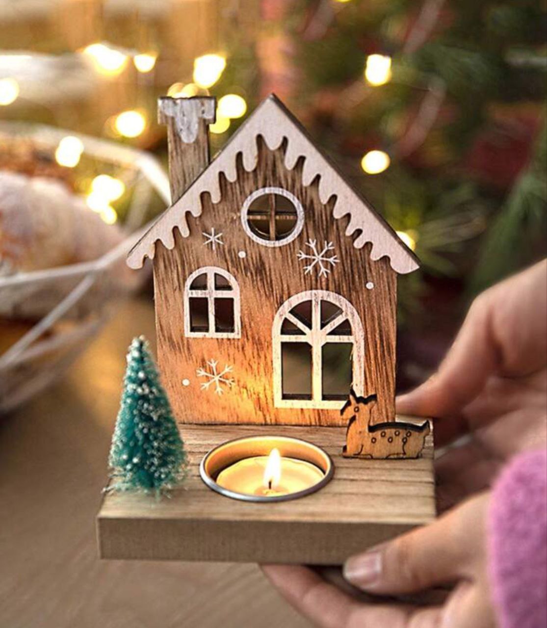 Christmas Candle Holder - DIY