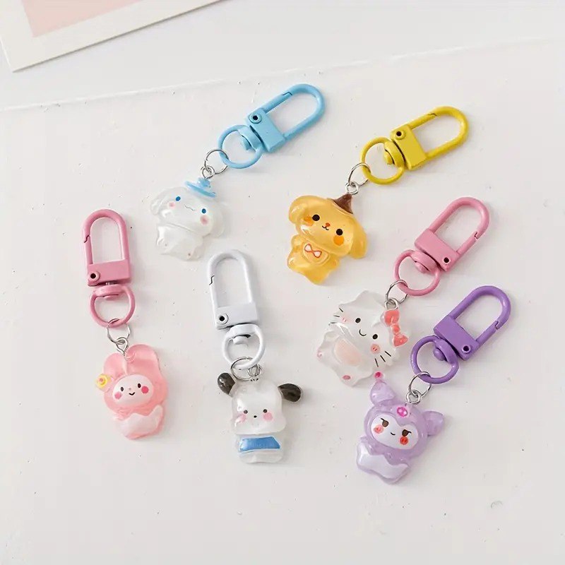 Cute Sanrio Resin Keychain