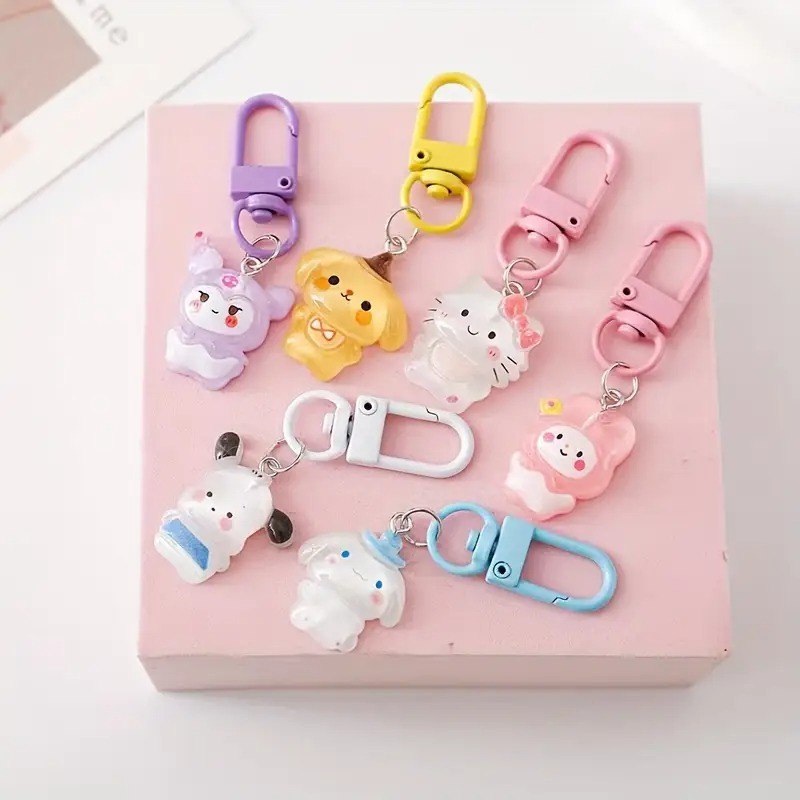 Cute Sanrio Resin Keychain