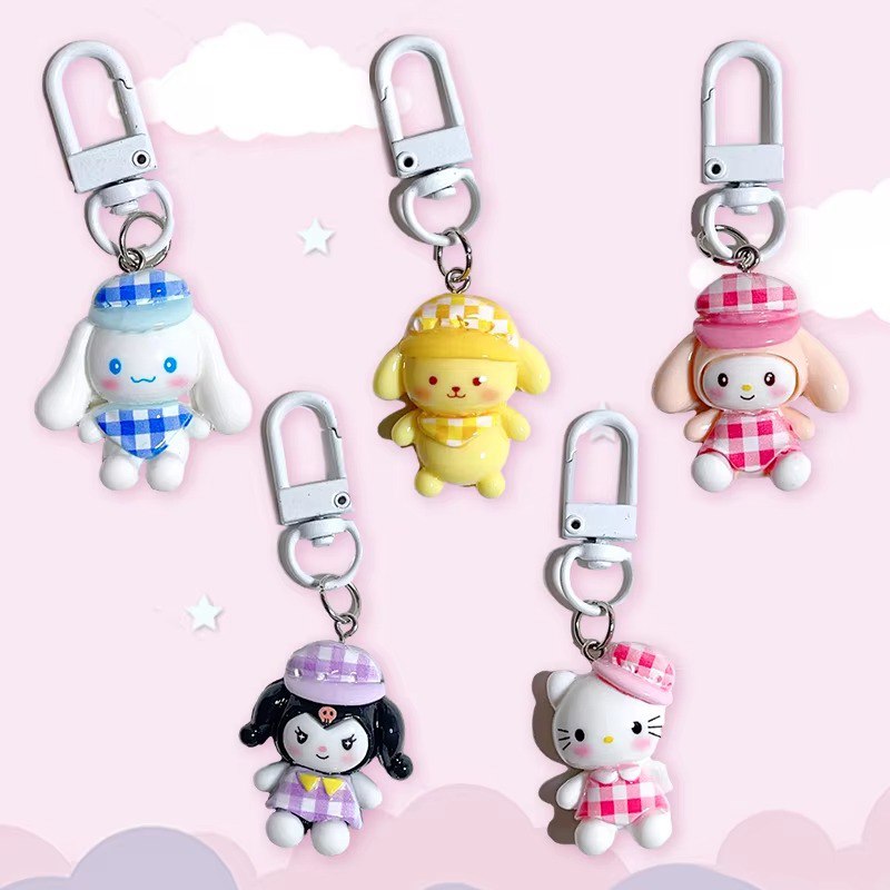 Sanrio Plaid Skirt KeyChain