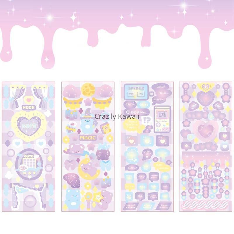 Pinterest Glitter Sticker Set