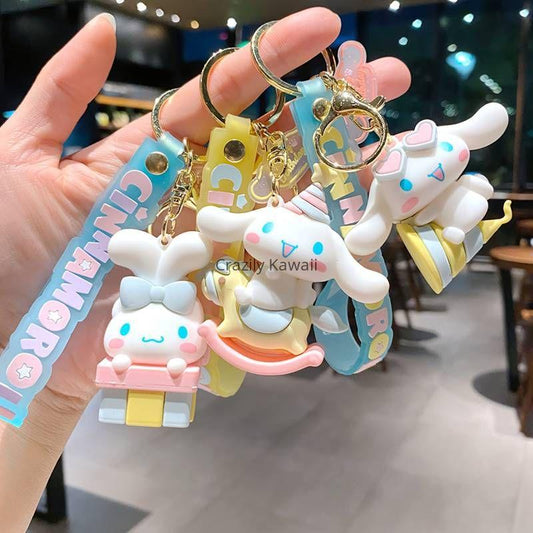 Cute Cinnamoroll Anime doll Keychain