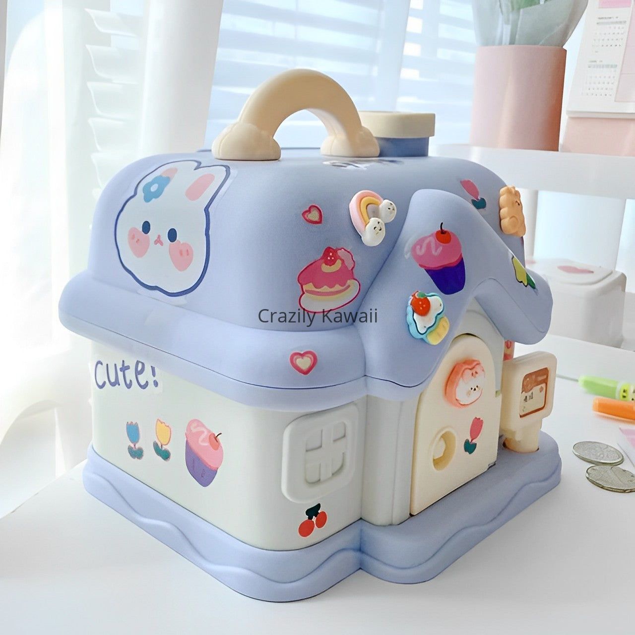 Kawaii Small House Piggy Bank