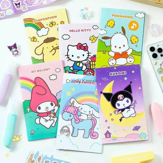 Kawaii Sanrio Adhesive Stickers Scrapbook