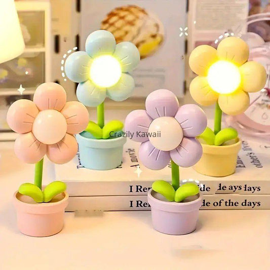 Mini Flower Desk Decor Lamp