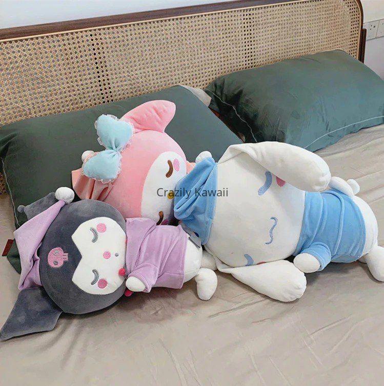 Kawaii Sanrio Sleeping Plush Pillow