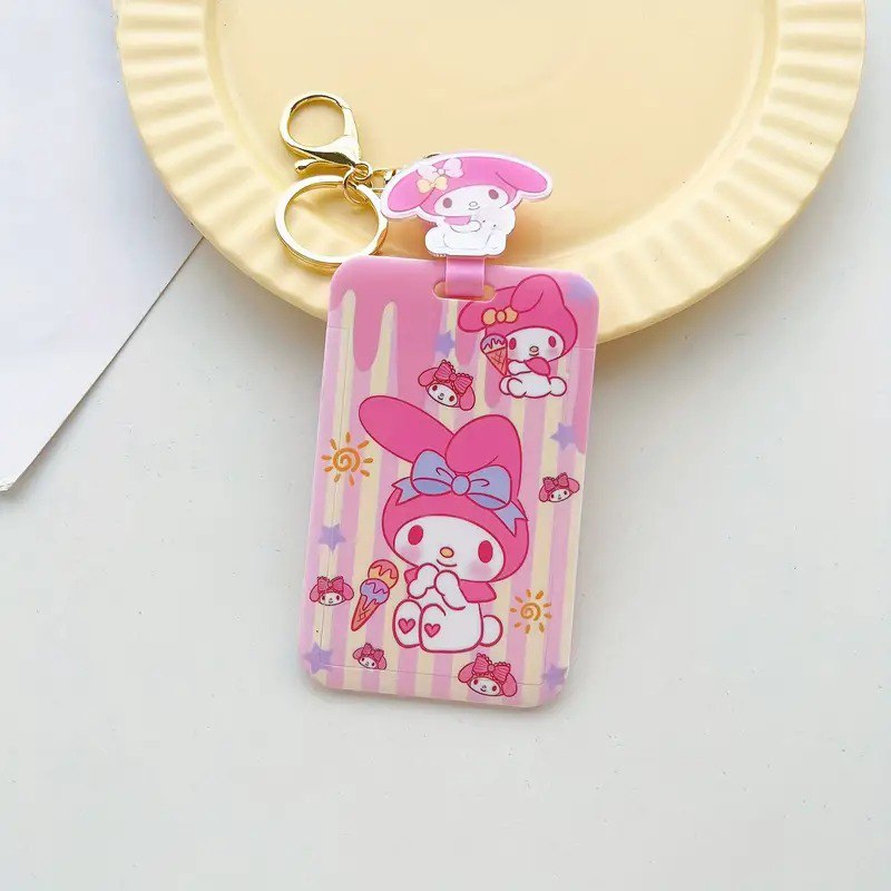 Sanrio Retractable ID Badge Holder Keychain