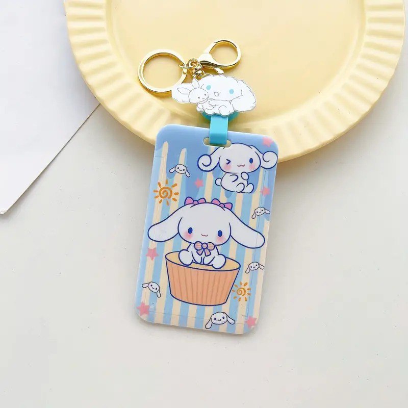 Sanrio Retractable ID Badge Holder Keychain