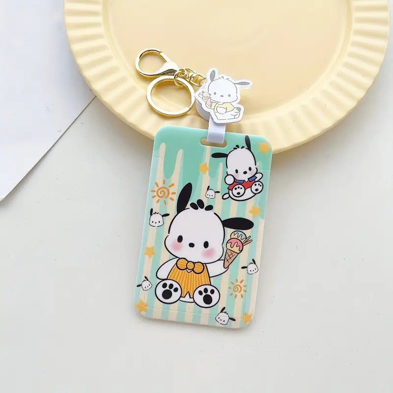 Sanrio Retractable ID Badge Holder Keychain