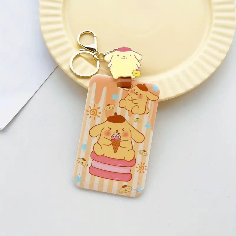 Sanrio Retractable ID Badge Holder Keychain