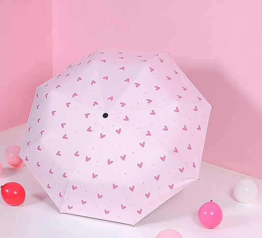 Pink heart Umbrella