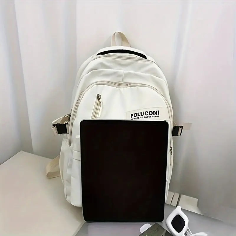 Korean Japanese White Backpack