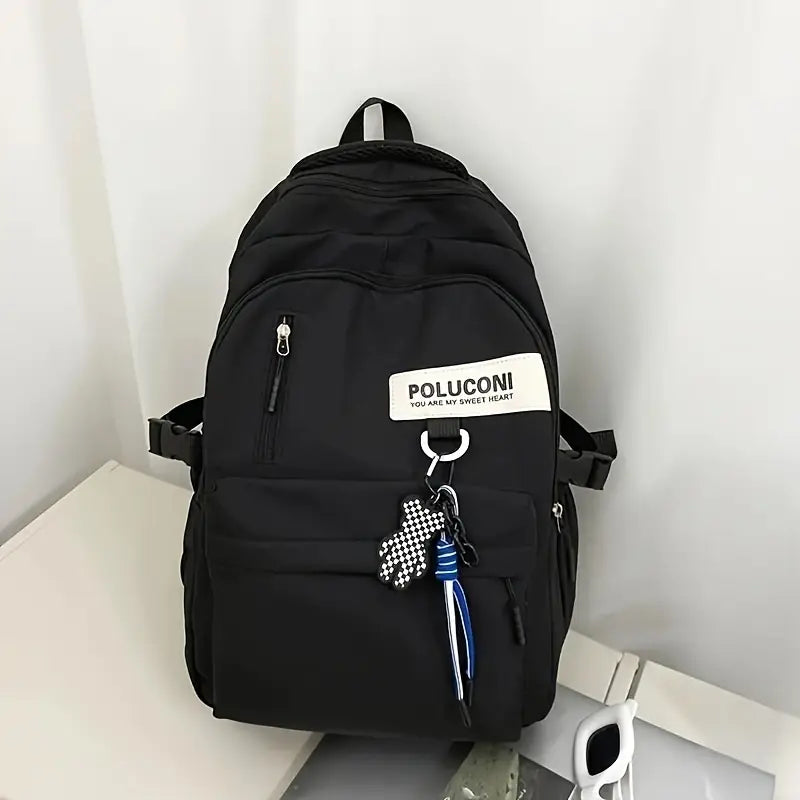 Korean Japanese White Backpack
