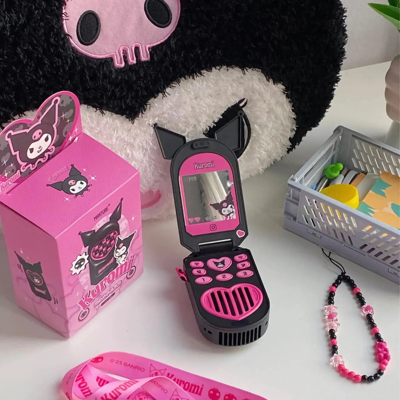 Sanrio Kuromi Phone Fan Original - Preorder