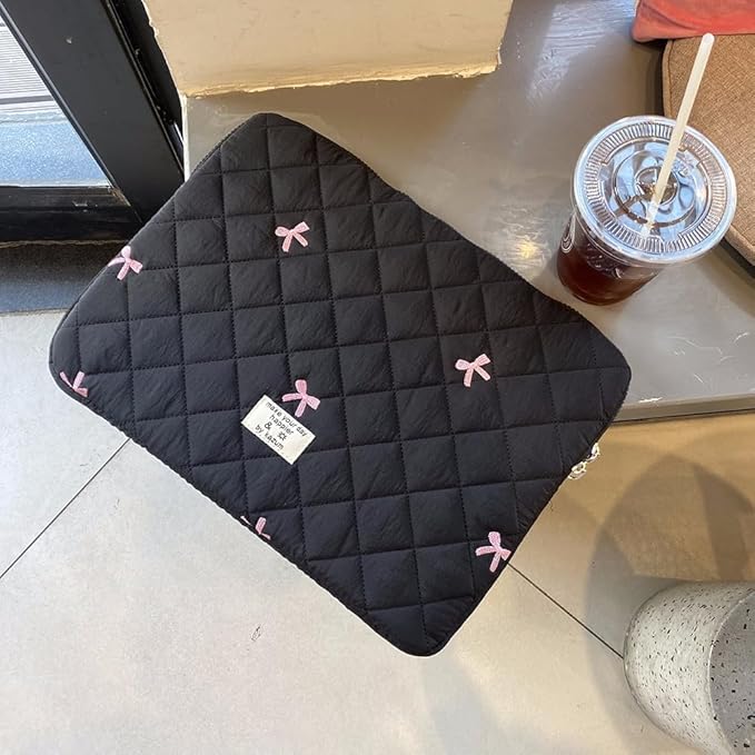 Coquette Bow Tie Puffy Laptop/Tab Case