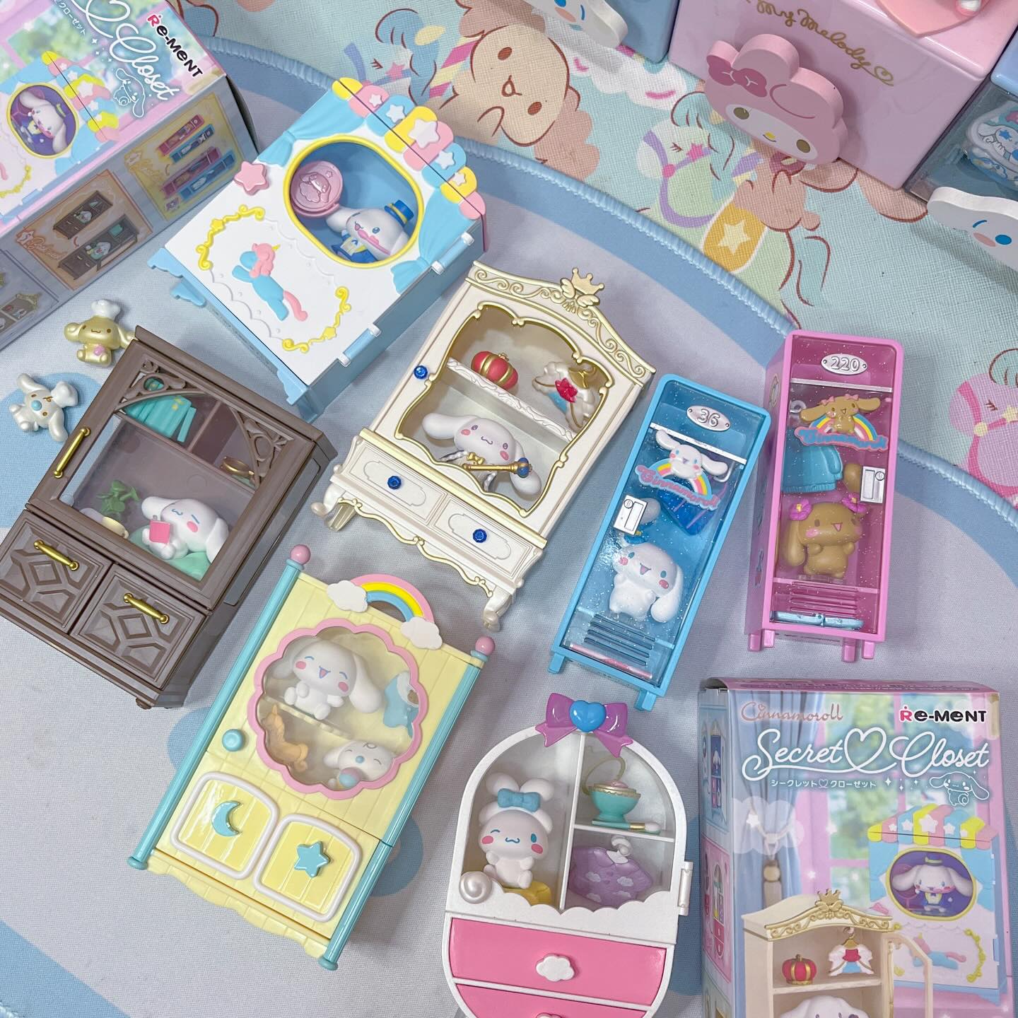 Hello Kitty And Friends Blind Box Mini Figures (Cinnamoroll Secret Closet)