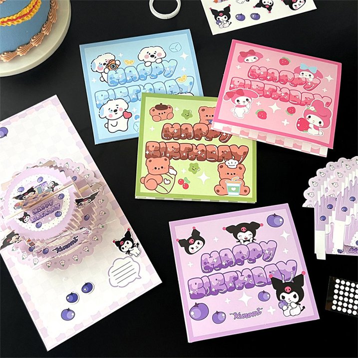 Sanrio Birthday Greeting Card - DIY