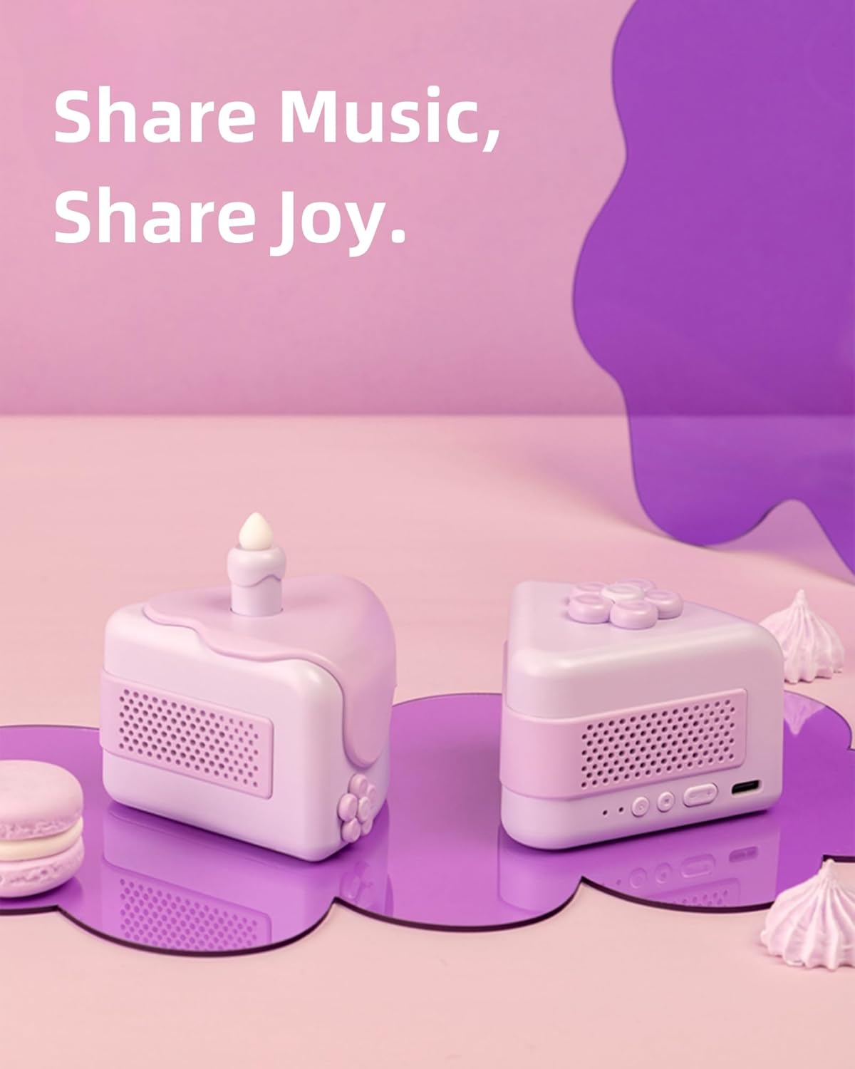 Kawaii Cake-Shaped Bluetooth Speaker - Offical Martube