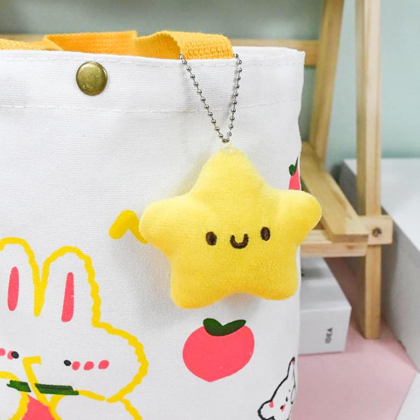 Cute Star Plush Doll Pendant Keychain