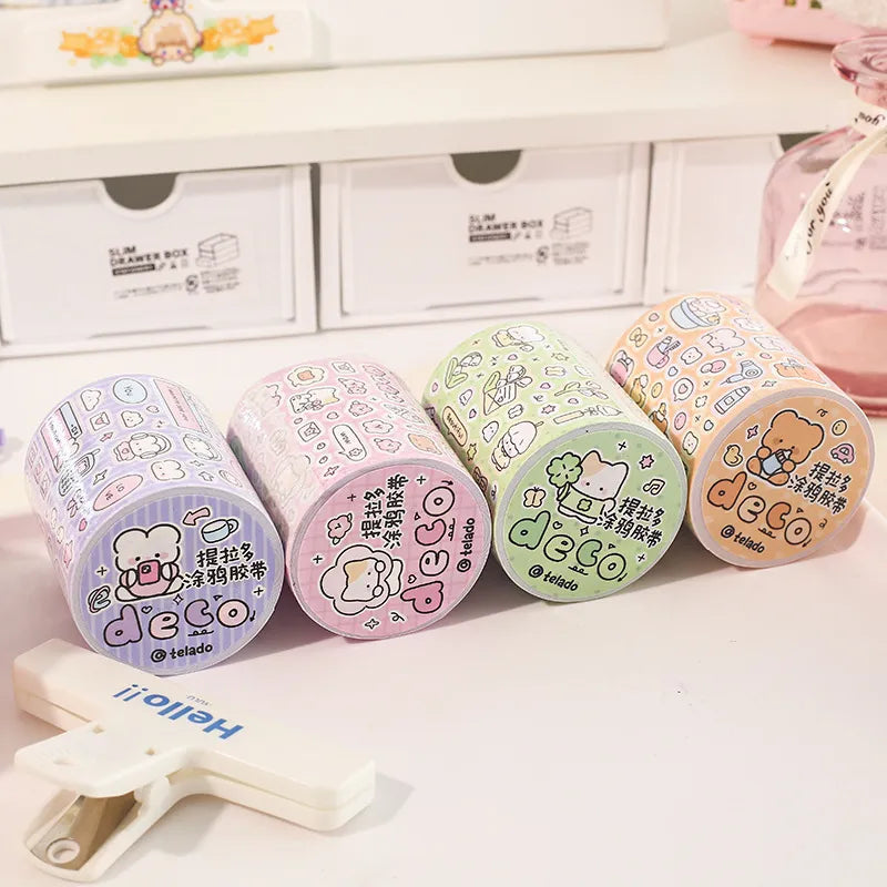 Kawaii Deco Bear Sticker Roll