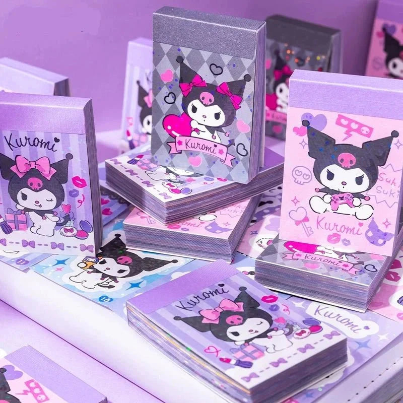 Kuromi Glitter Mini Sticker Book