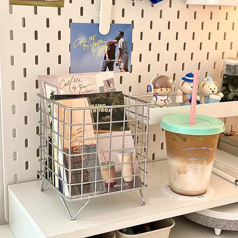 Multifunctional Square Iron Storage Basket