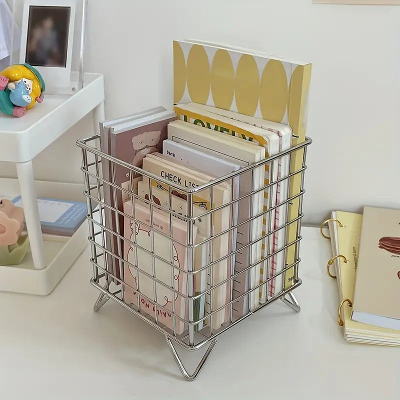 Multifunctional Square Iron Storage Basket