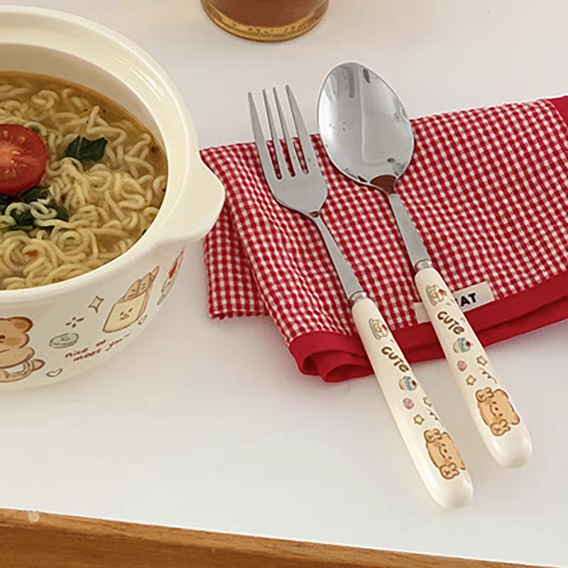 Butter Bear Breakfast Ceramic Tableware Set