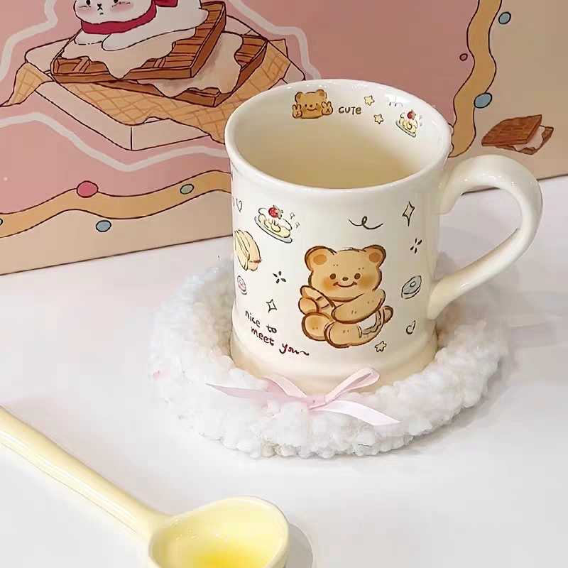 Butter Bear Breakfast Ceramic Tableware Set