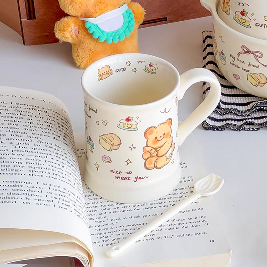 Butter Bear Breakfast Ceramic Tableware Set