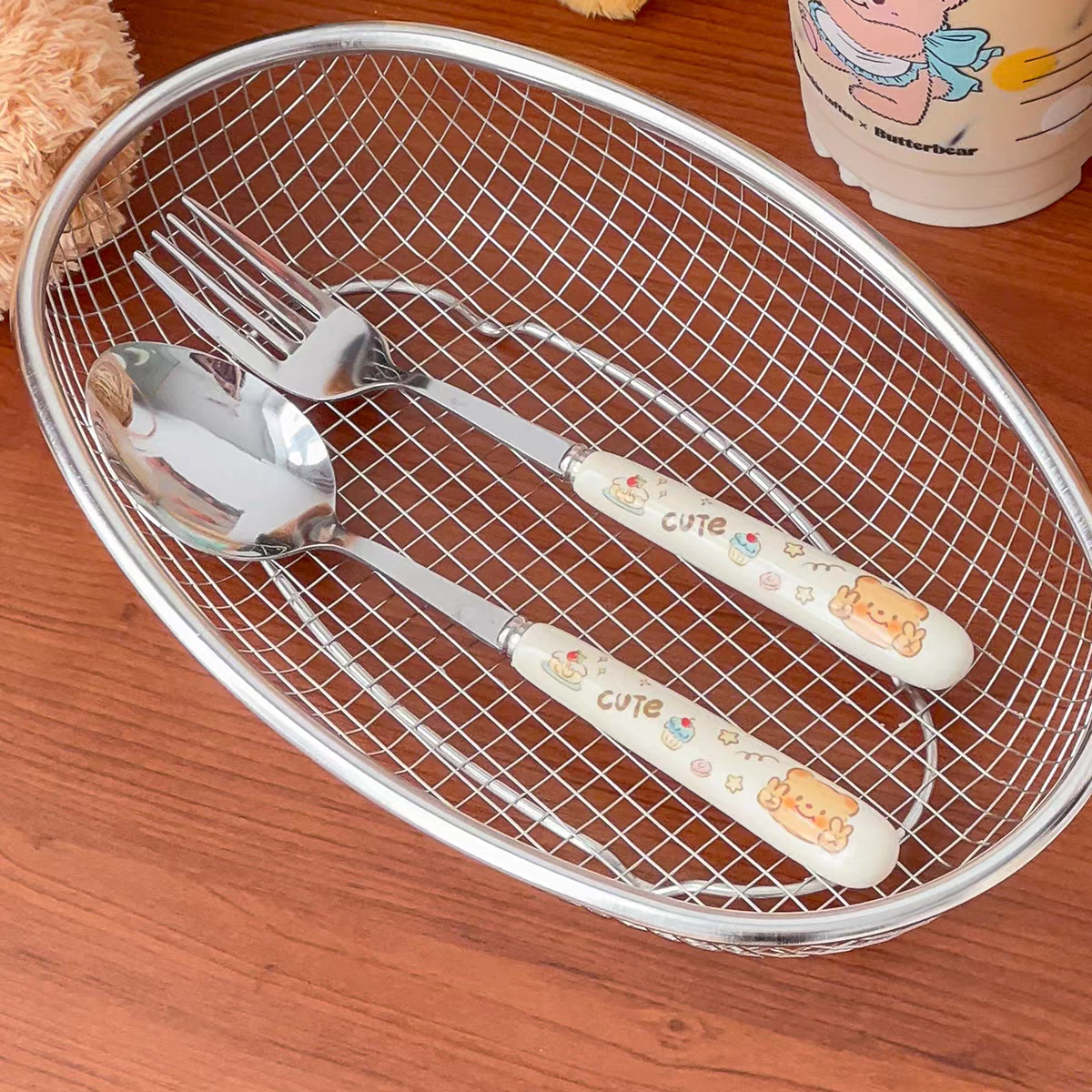 Butter Bear Breakfast Ceramic Tableware Set
