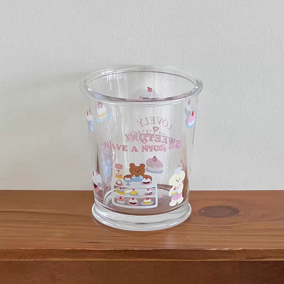 Kawaii Glass Latte Tumbler