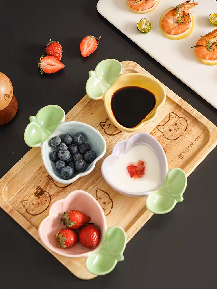 Ceramic Tulip Sauce Cup