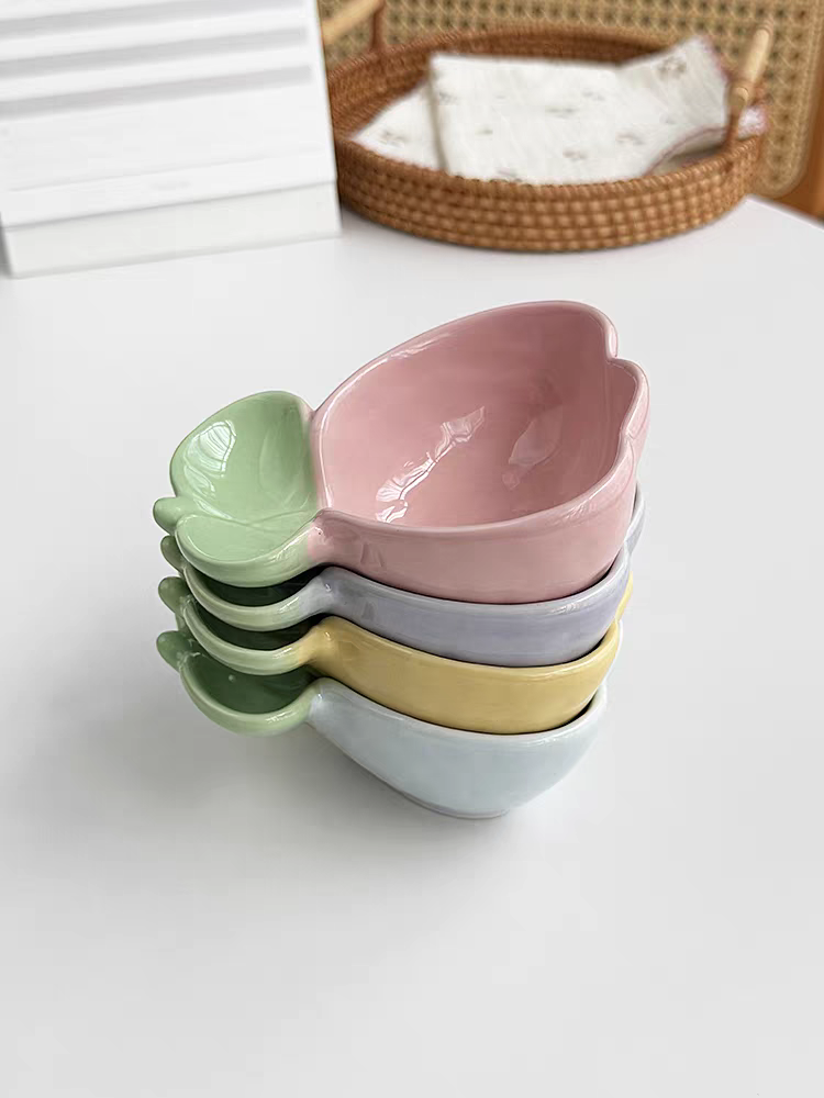 Ceramic Tulip Sauce Cup
