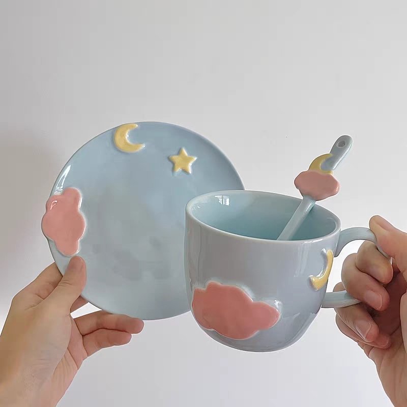 Pinterest Star Moon Mug Set