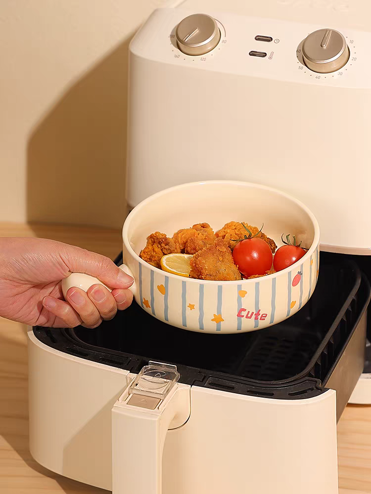 Kawaii Bear & Puppy Breakfast Bowl