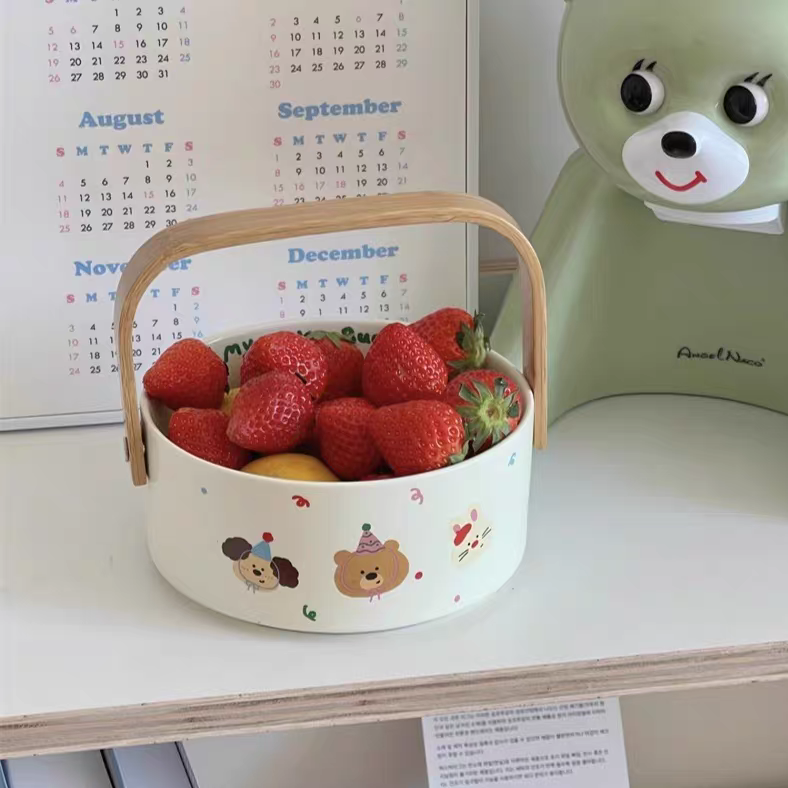 My Little Buddy Ceramic Cookie Basket