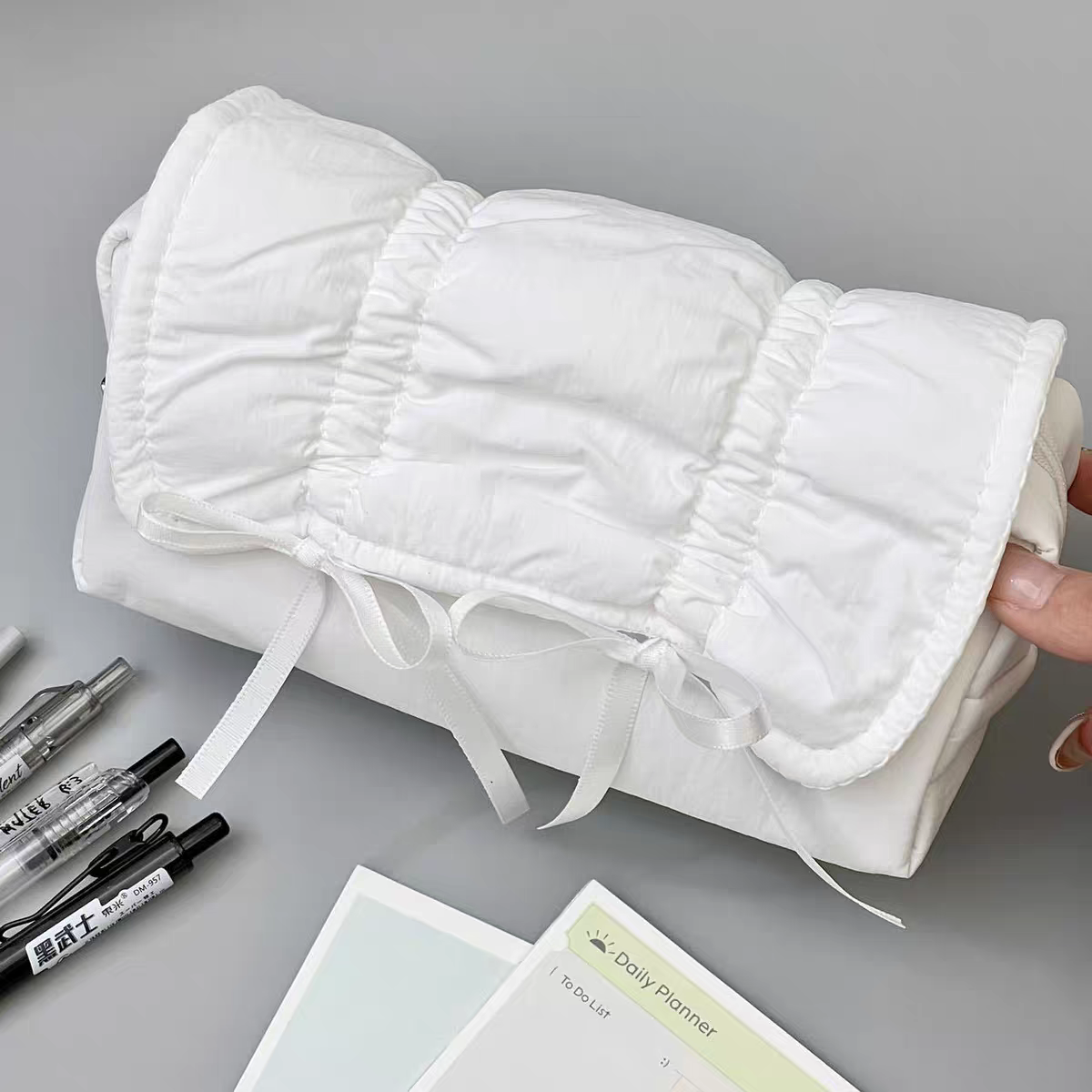 Korean Style Bow Pouch