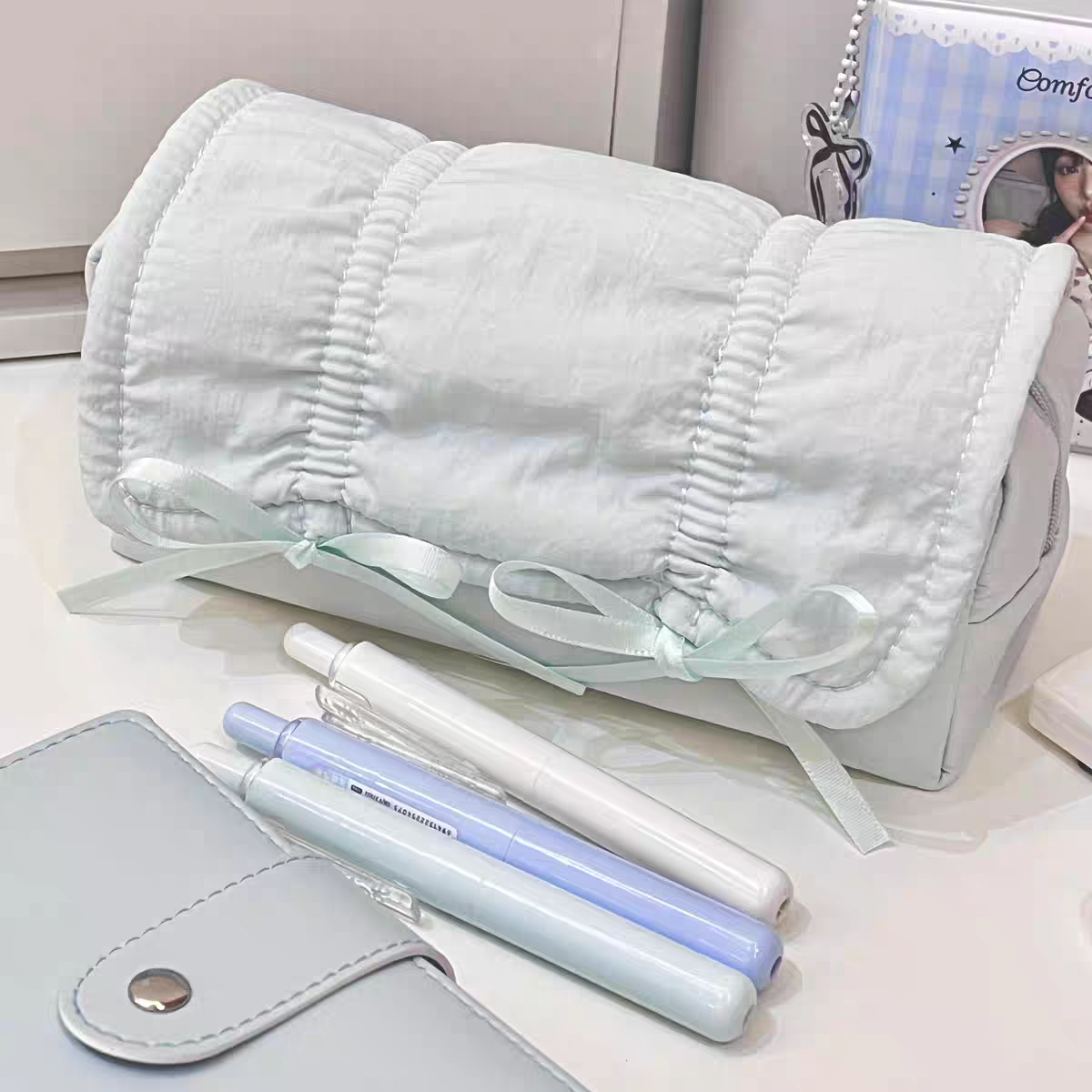 Korean Style Bow Pouch